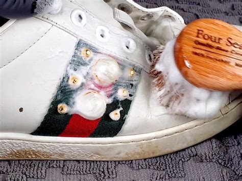 how to maintain gucci sneakers|cleaning Gucci shoes.